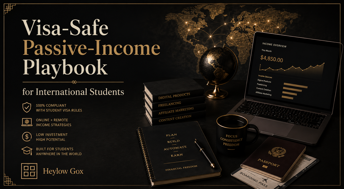 Visa-Safe Passive-Income Playbook for International Students
